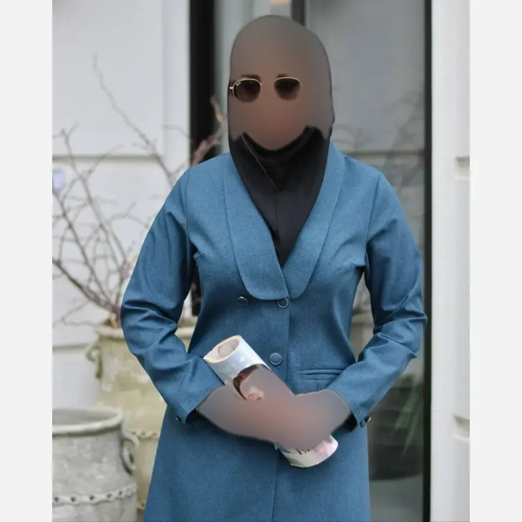 مانتو شلوار اداری زنانه مدل جلوه جنس فاستونی درجه یک