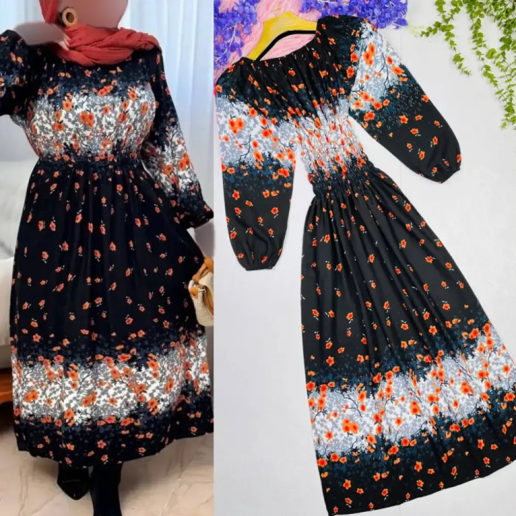 پیراهن ساحلی زنانه نخی مدل سحر سایز 38 تا 50