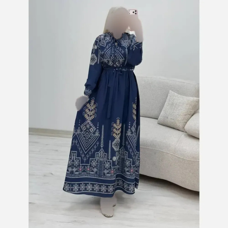 پیراهن ساحلی سنتی زنانه جنس فلور نخ درجه یک فری سایز