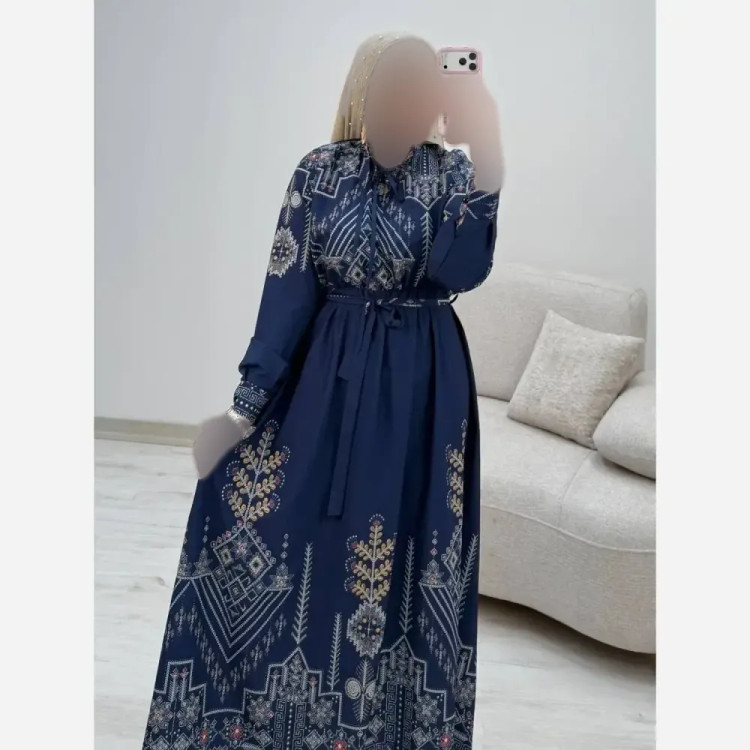پیراهن ساحلی سنتی زنانه جنس فلور نخ درجه یک فری سایز