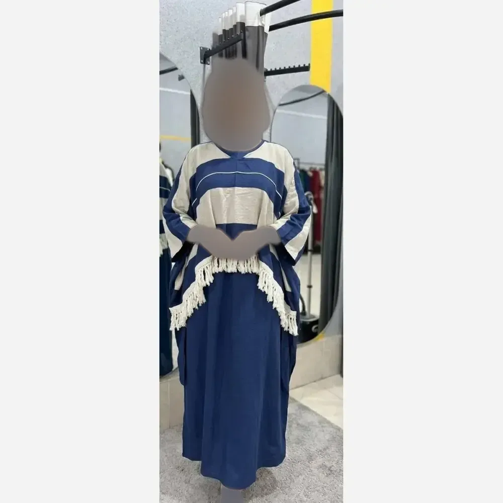 ست دوتیکه شنل و سارافون زنانه مدل سوین جنس شانتون ژاکارد فری سایز 38 تا 54