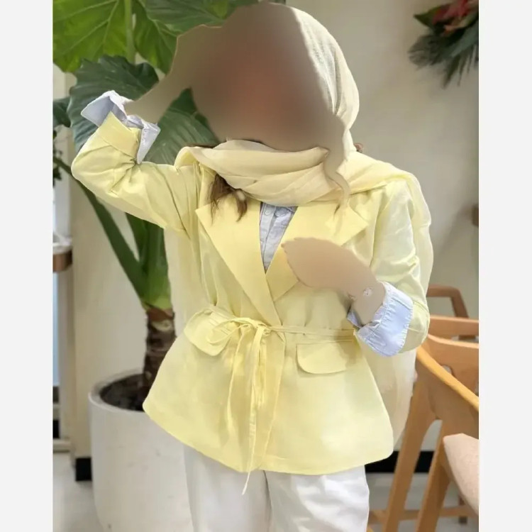 کت لنین زنانه مدل ستاره سایز 38 تا 48