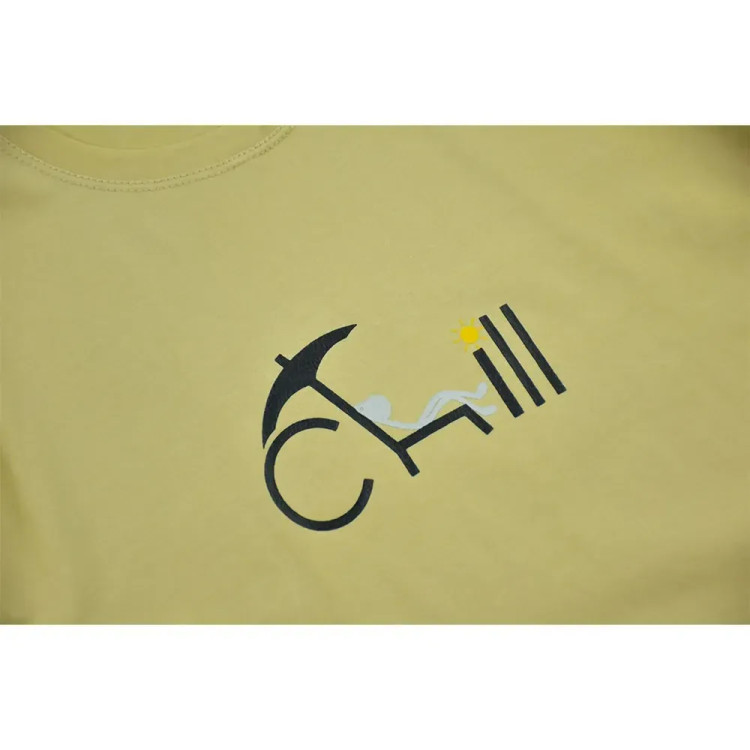 تیشرت باکسی زنانه طرح chill جنس پنبه یقه گرد تک سایز