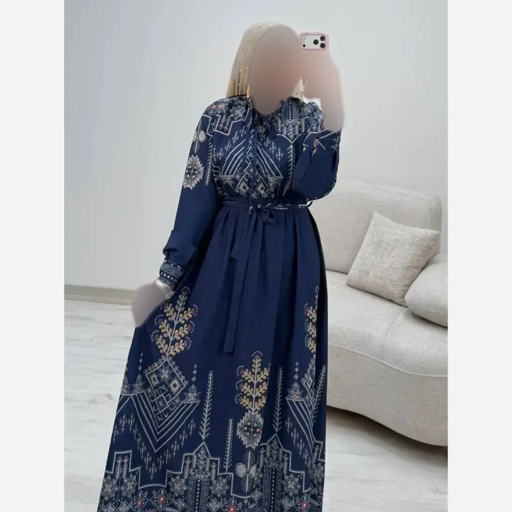 پیراهن ساحلی زنانه مدل نیوشا جنس فلور نخ درجه یک فری سایز