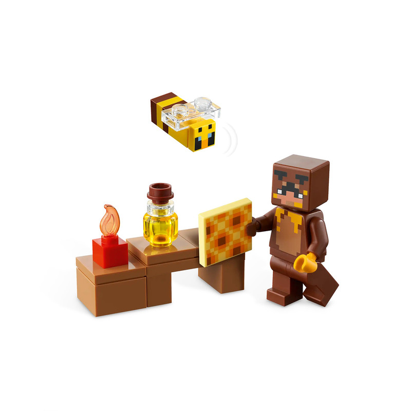ساختنی مدل کلبه زنبور عسل The bee Cottage سری Minecraft کد 31241
