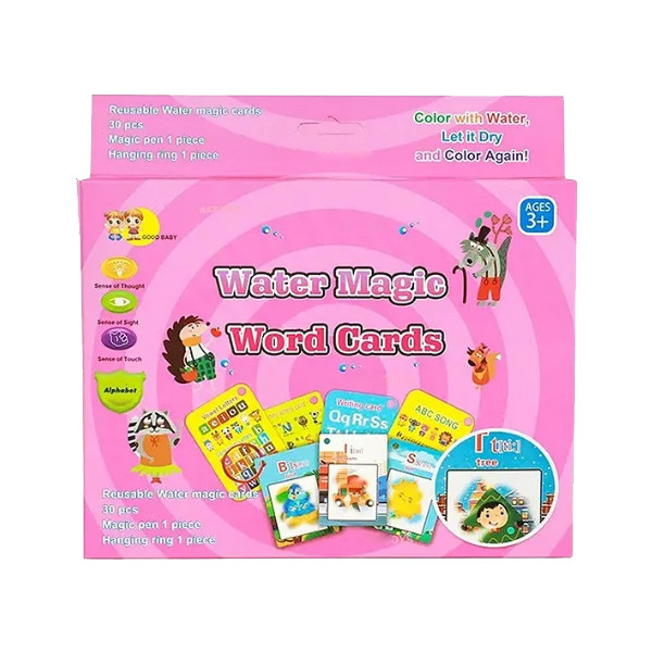 بازی آموزشی انگلیسی مدل فلش کارت طرح Water Magic