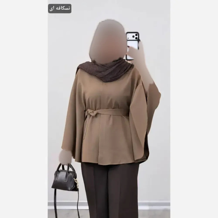 شنل زنانه مدل روژان جنس مازراتی فری سایز تا 58