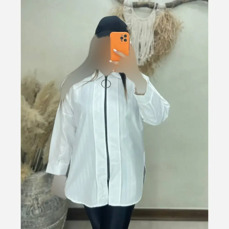 شومیز زنانه مدل بهارا جنس داکرون پنبه فری سایز (2)