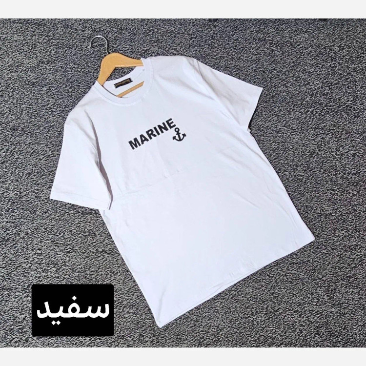 تیشرت مردانه مدل marin جنس پنبه سوپر اعلا در 4 رنگ و 3 سایز