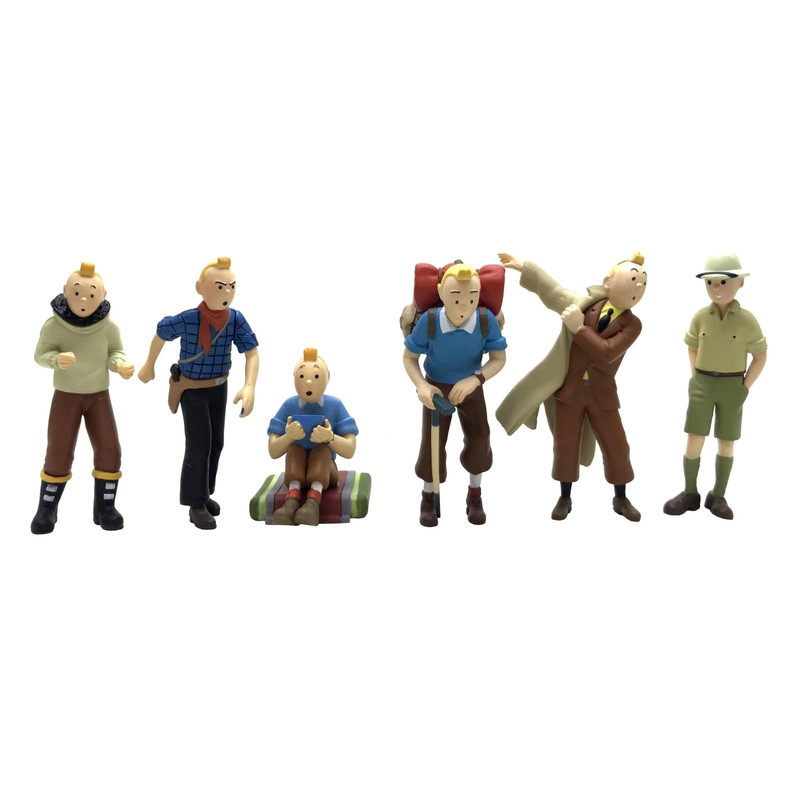 فیگور تین تین مدل The Adventures Tintin بسته 6 عددی
