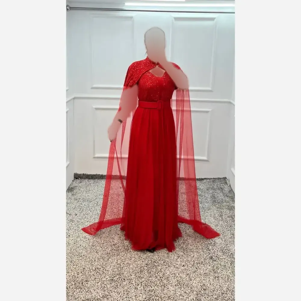 پیراهن ماکسی مجلسی زنانه پولکدار آستردار کمربنددار قد 155 سایز 36 تا 54