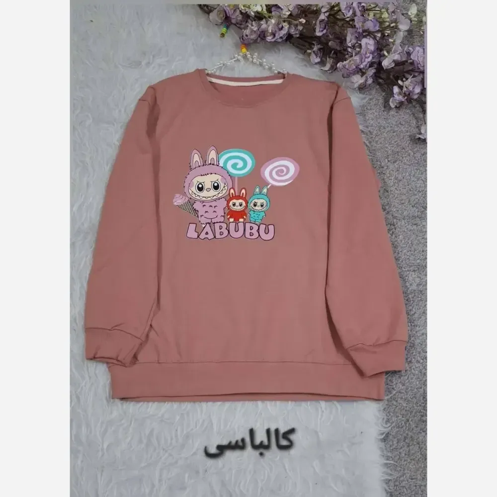 دورس زنانه چاپی لبوبو جنس پنبه ای نرم سایز 38 تا 46