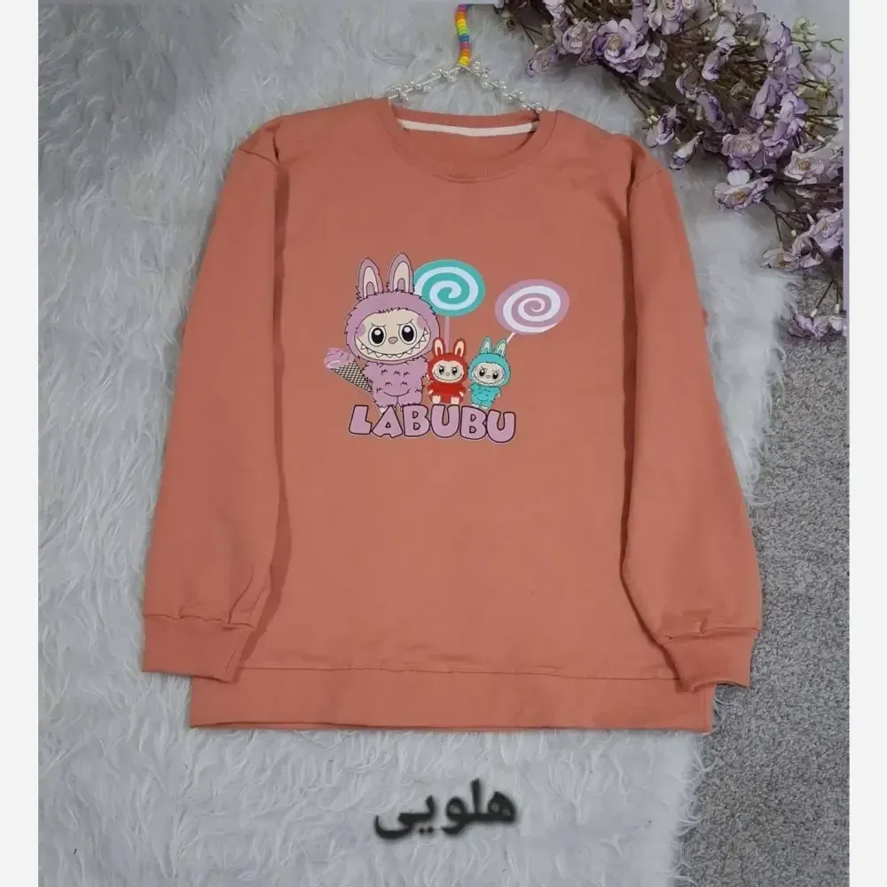 دورس زنانه چاپی لبوبو جنس پنبه ای نرم سایز 38 تا 46