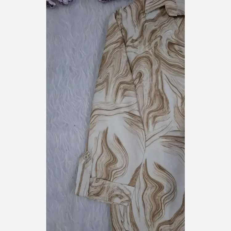 ست شومیز و شلوار زنانه جنس طرح ابر و بادی در 4 رنگ متنوع