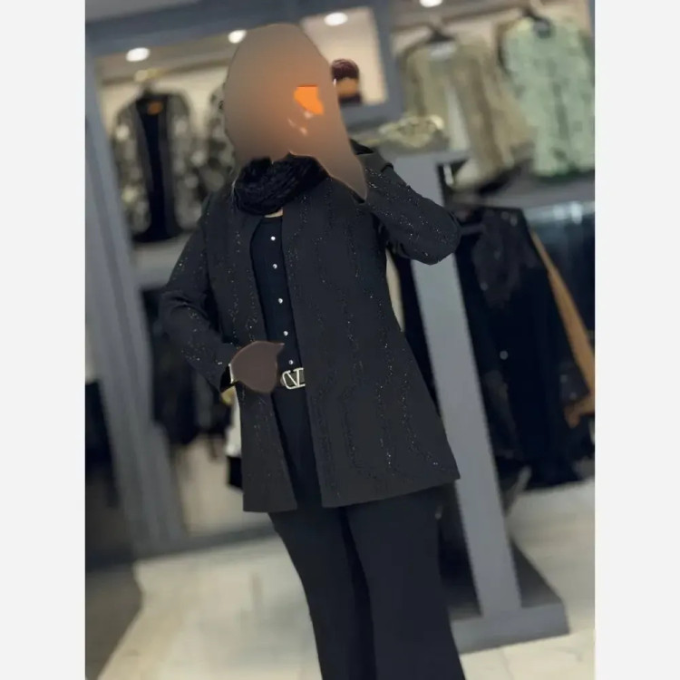 کت مجلسی زنانه نگیندار جنس مازراتی اعلا