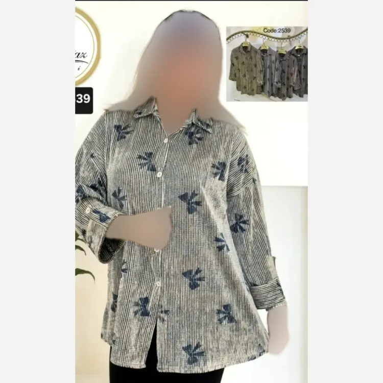 شومیز کیمونو مچ پاکتی زنانه جنس زیکو پاپیونی خارجی درجه یک