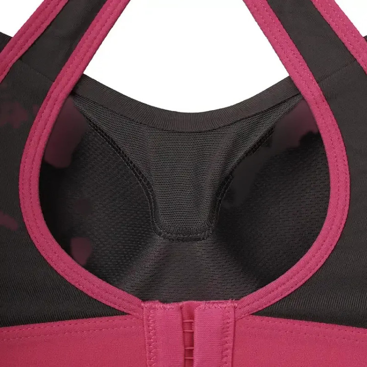 نیم تنه زنانه پشت قزن دار ضربدری کاپ ثابت اسفنجی جنس نخ و پنبه