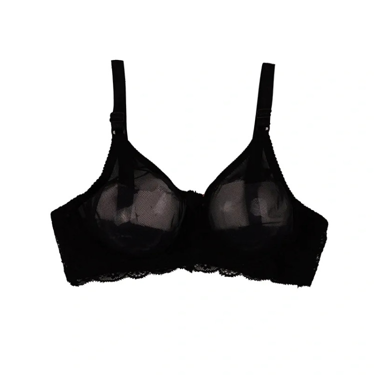 سوتین زنانه فنردار توری پرسی برند لعیا سایز 75 تا 90 جنس تور