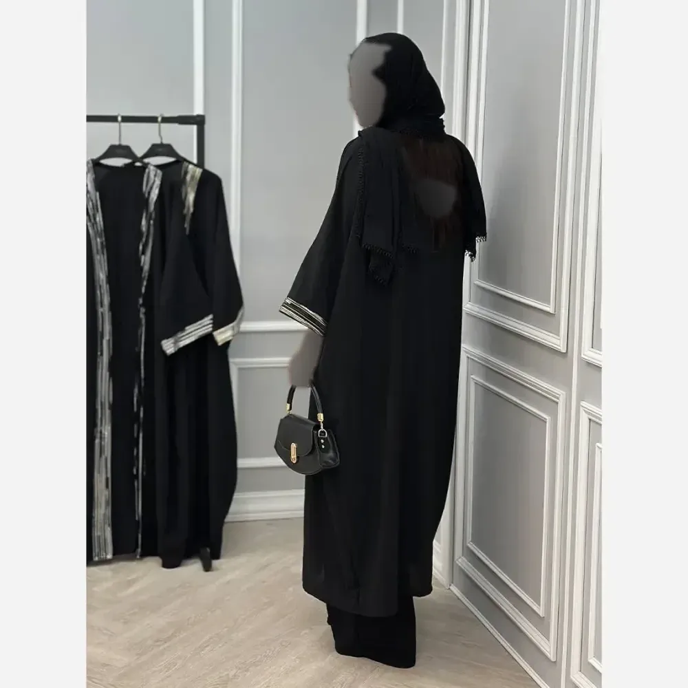 پیراهن عبایی زنانه مدل فریا جنس الیزه فری سایز 38 تا 50