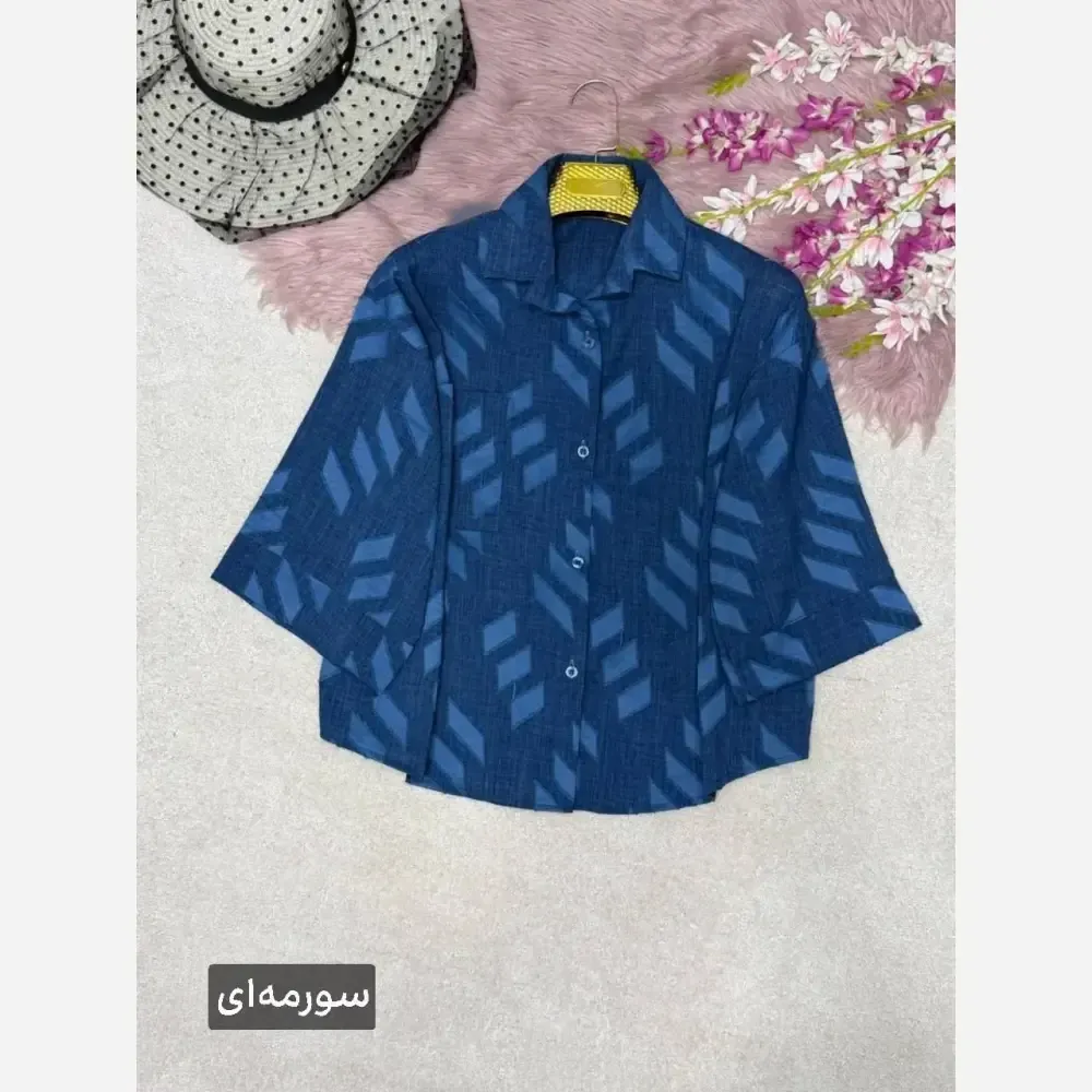شومیز باکسی زنانه مدل سوین جنس شانتون فری سایز 38 تا 46