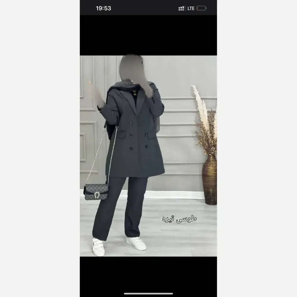 کت و شلوار اداری زنانه جنس فاستونی در سه رنگ متنوع