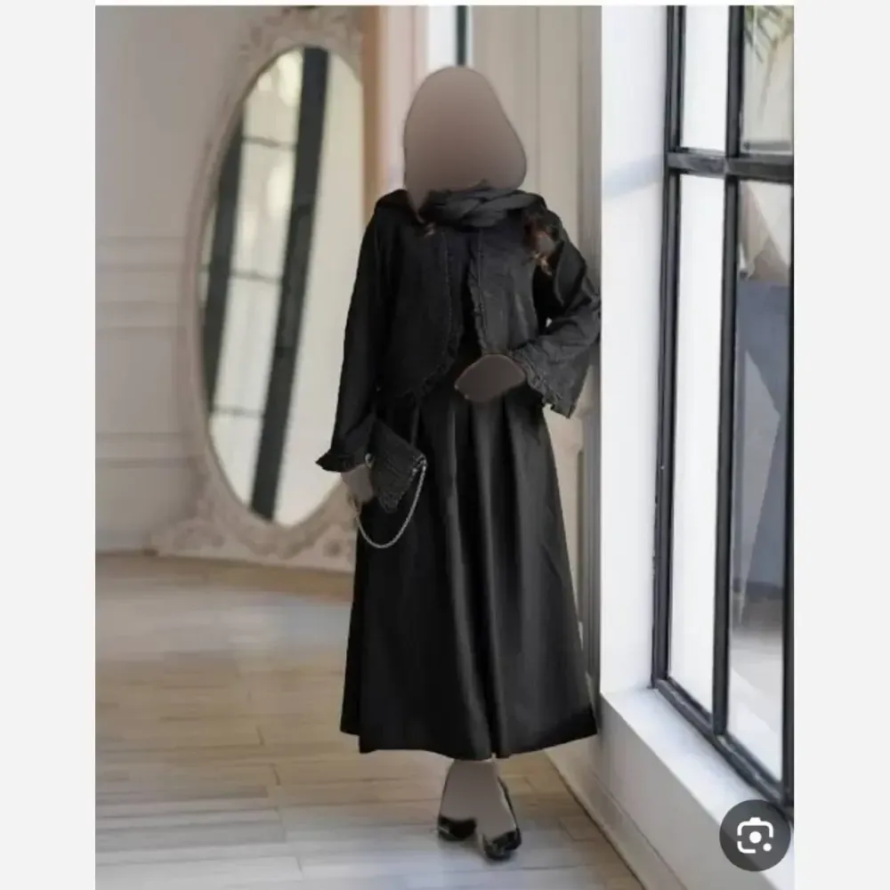ست محرمی زنانه جنس کسمه درجه یک فری سایز مشکی