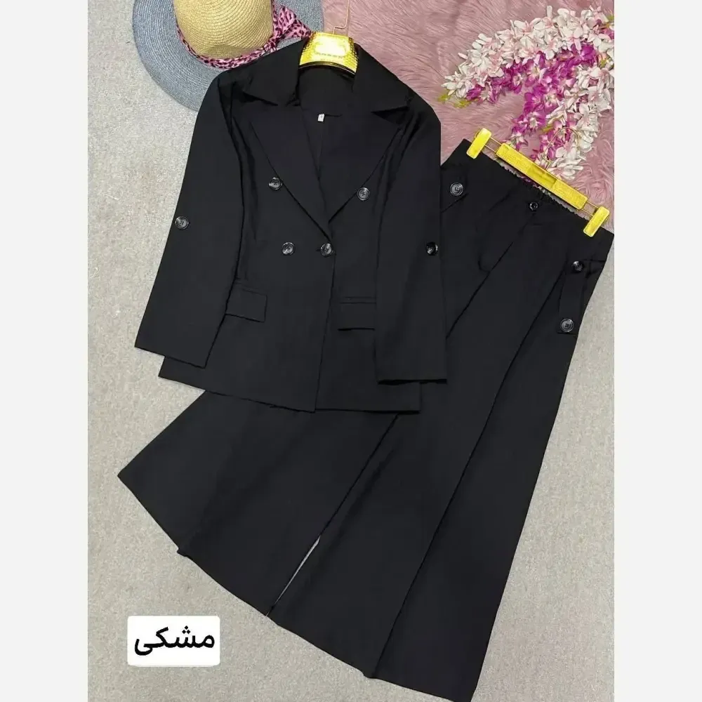 کت و شلوار زنانه مدل رویا جنس لنینت در رنگبندی متنوع سایز 38 تا 48