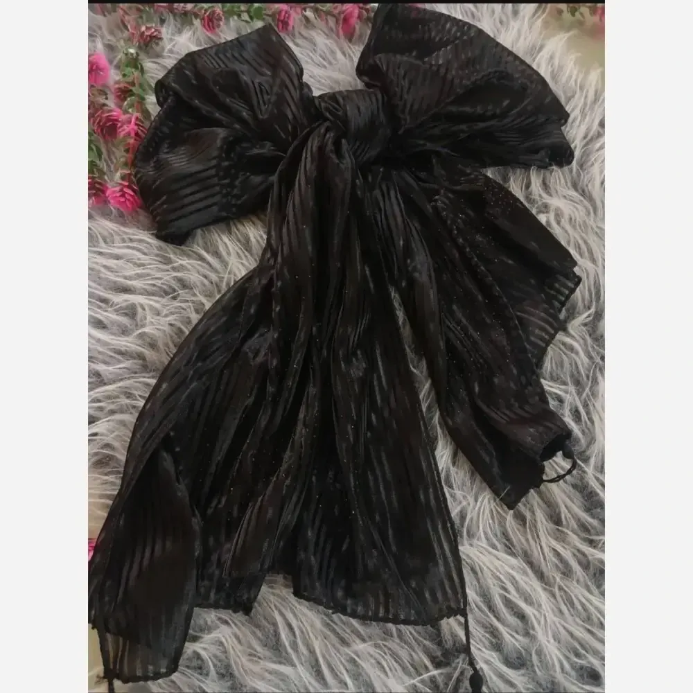 شال نگینی واکسی فری سایز ابعاد 70 در 170 سانتیمتر ضد چروک