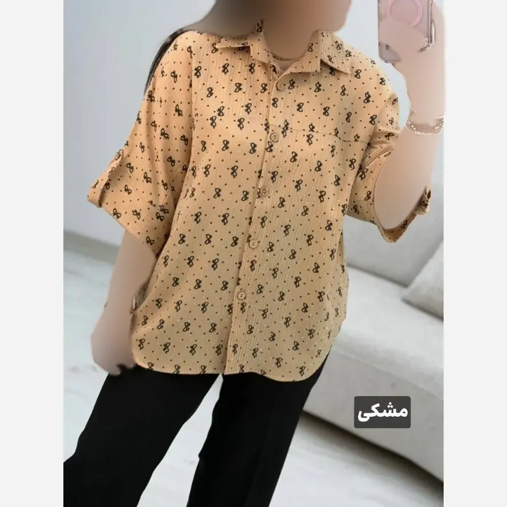 پانچ باکسی زنانه مدل روشنک جنس کراش ایوا نگیندار فری سایز 38 تا 46