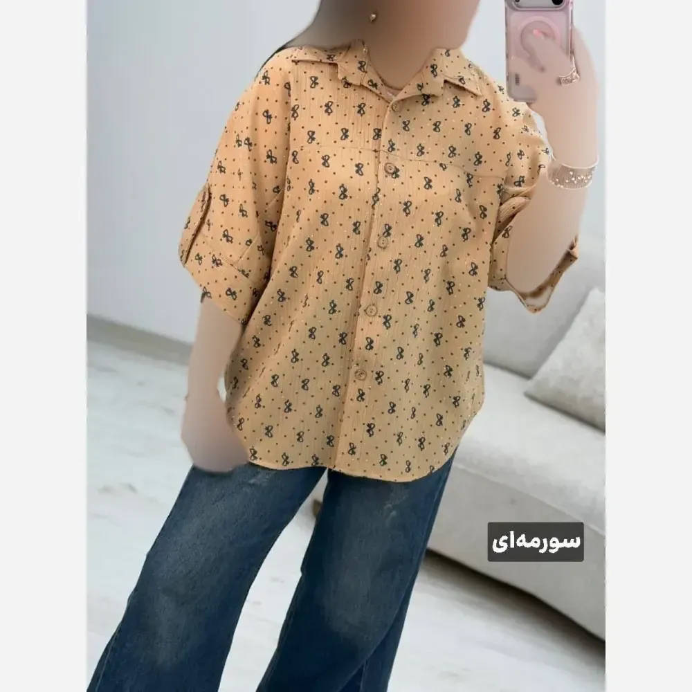 پانچ باکسی زنانه مدل روشنک جنس کراش ایوا نگیندار فری سایز 38 تا 46