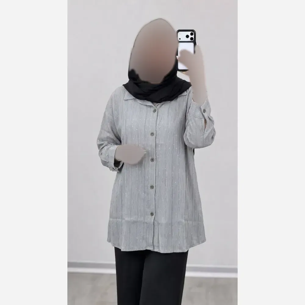 مانتو مجلسی زنانه مدل کیمونو پارچه کنزی ژاکارد فول نگین فری سایز