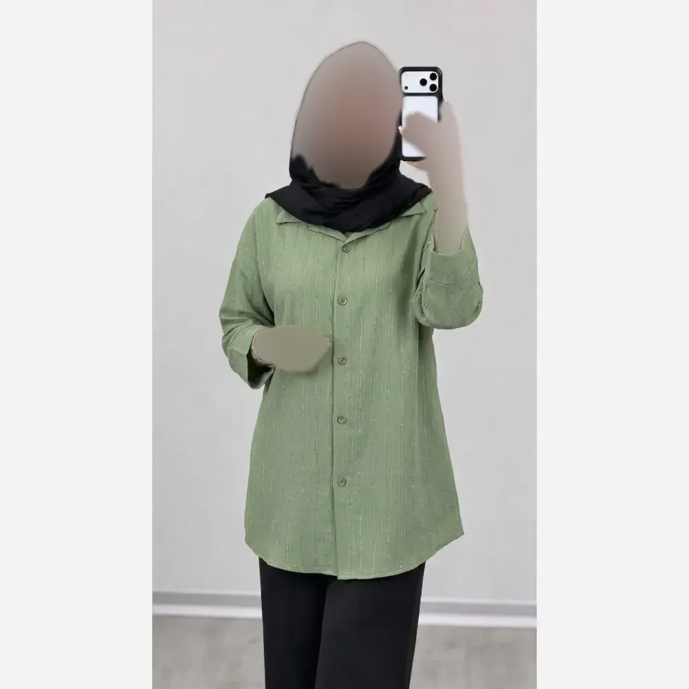 مانتو مجلسی زنانه مدل کیمونو پارچه کنزی ژاکارد فول نگین فری سایز