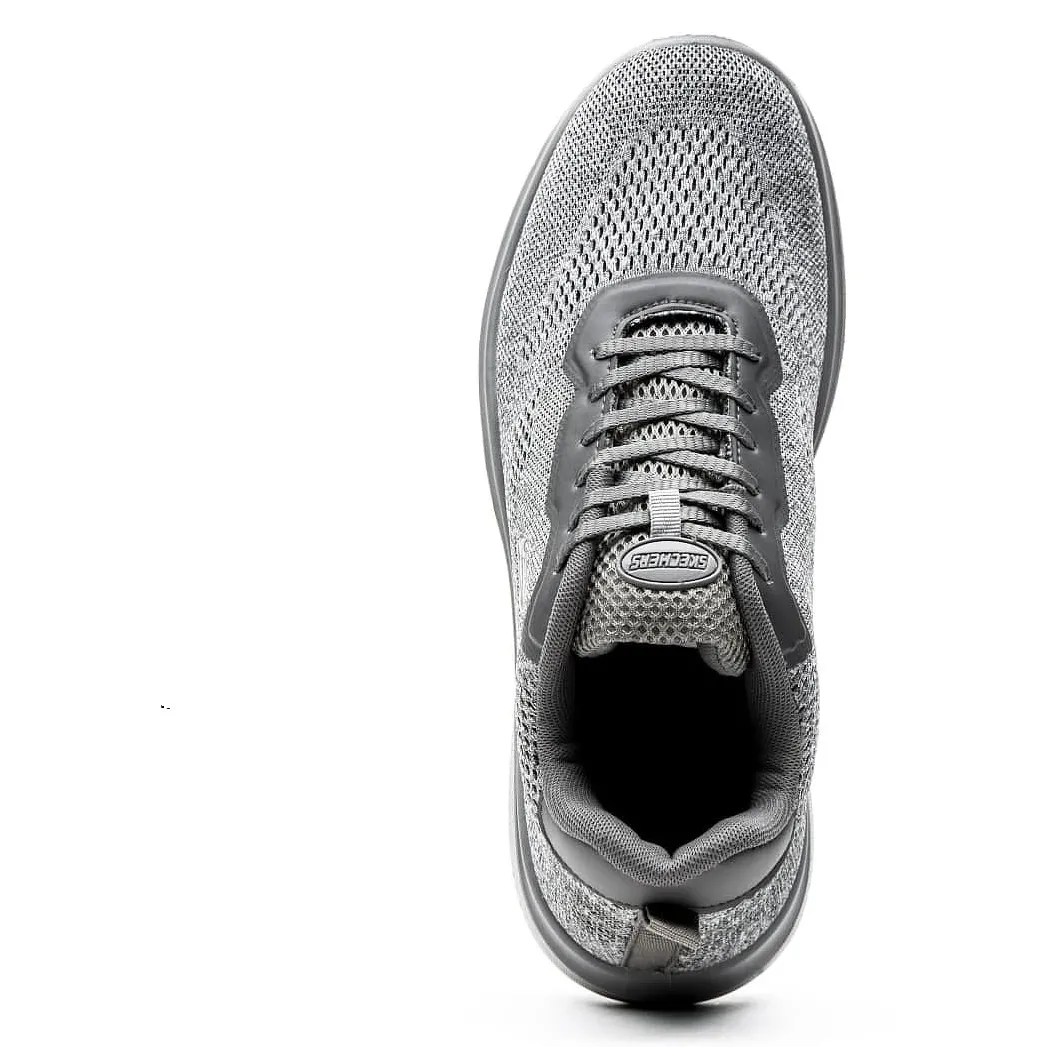 کفش کتونی اسکیچرز مردانه کویر اسپرت طوسی تنفسی پیاده روی طولانی ضمانت زیره