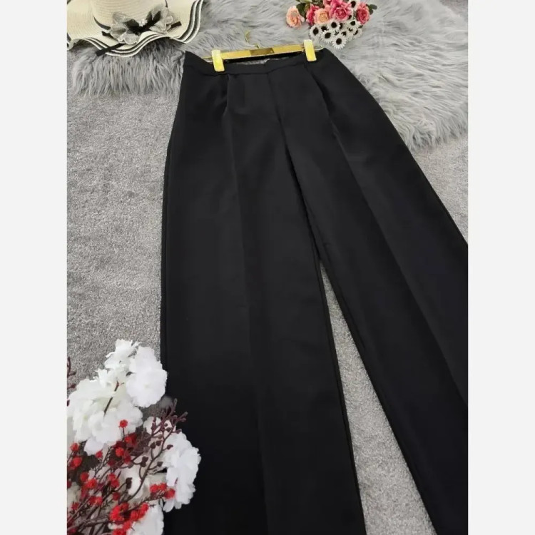 شلوار بگ زنانه پارچه مازراتی 330 گرم اعلا سایز 38 تا 52
