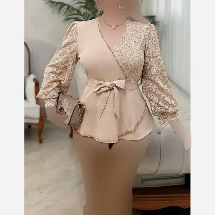 کت زنانه مجلسی مازراتی با خرجکار گیپور و جواهردوزی سایز 40 تا 52 (2)