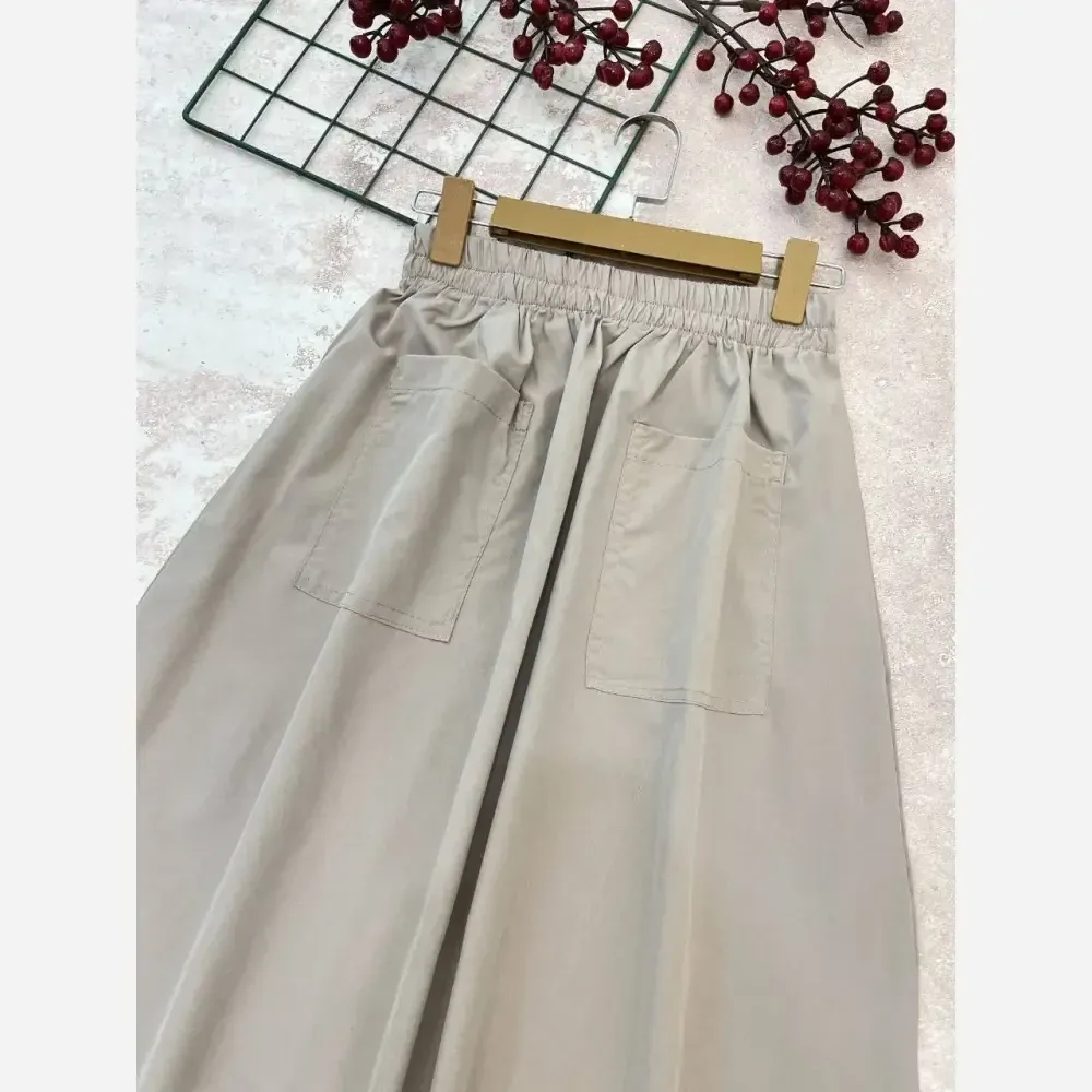 ست ژیله و دامن زنانه مدل لیلی جنس پولین درجه یک فری سایز