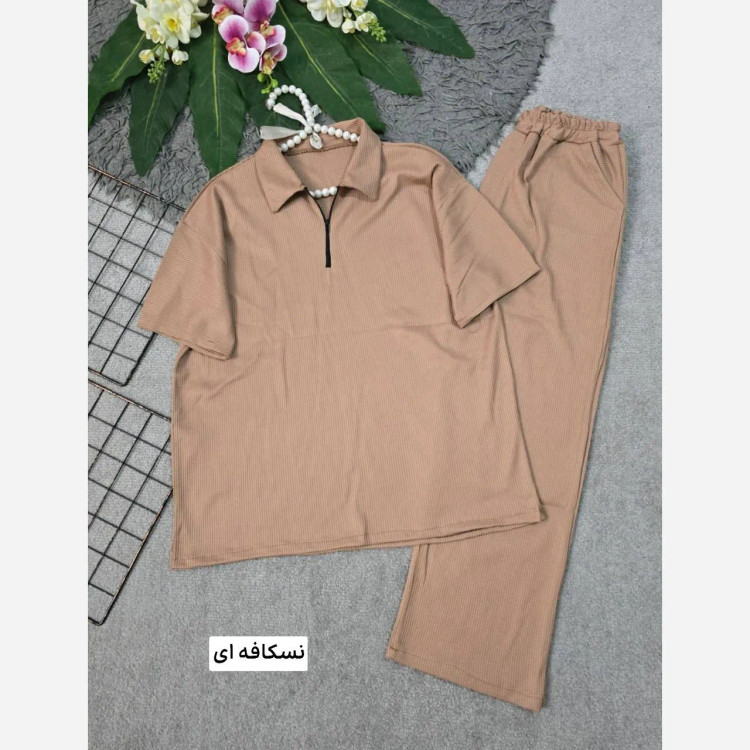 ست مردانه نیم زیپ جنس بیسکویتی فری سایز 36 تا 46