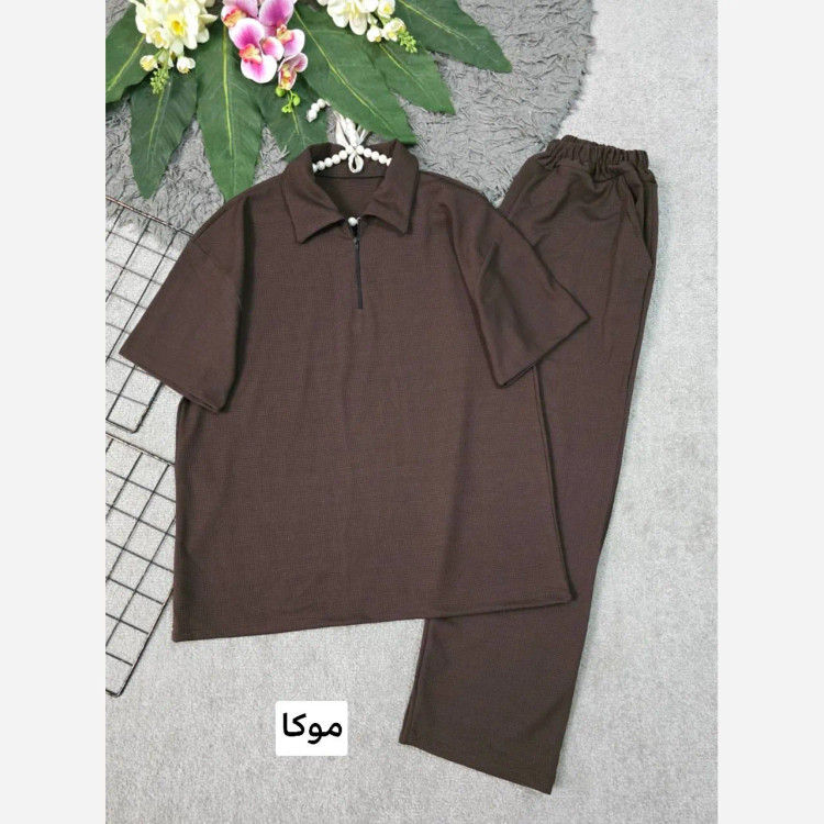 ست مردانه نیم زیپ جنس بیسکویتی فری سایز 36 تا 46