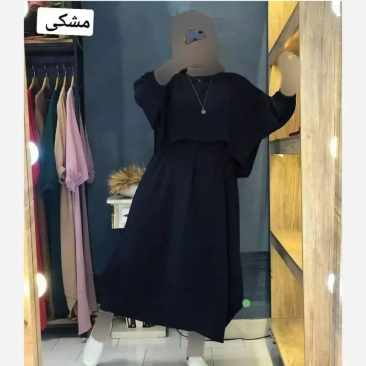 ست ساحلی دو تیکه زنانه جنس ابروبادی فری سایز 38 تا 46
