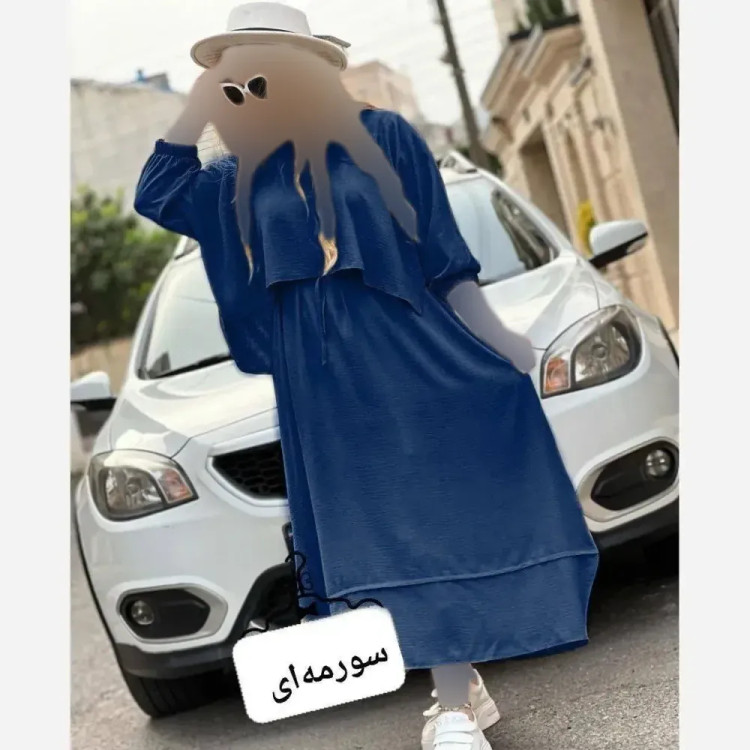 ست ساحلی دو تیکه زنانه جنس ابروبادی فری سایز 38 تا 46