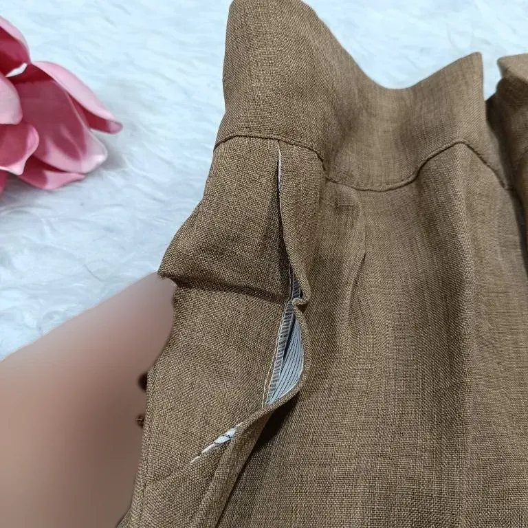 شلوار مام استایل زنانه جنس شانتون درجه یک رنگبندی متنوع سایز 40 تا 48