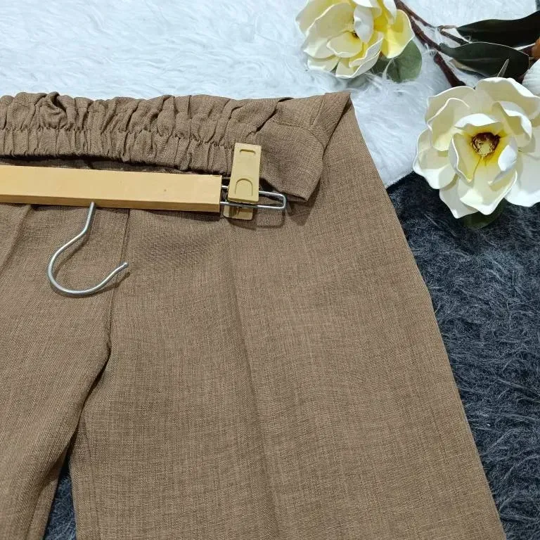 شلوار مام استایل زنانه جنس شانتون درجه یک رنگبندی متنوع سایز 40 تا 48
