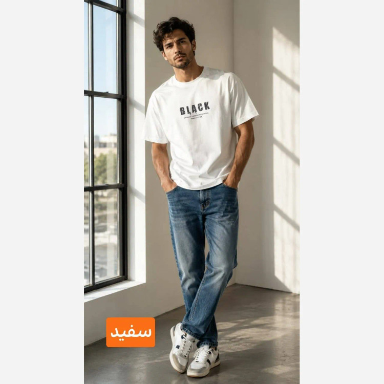 تیشرت مردانه پنبه سوپر اعلا در 5 رنگ و 3 سایز (XL تا XXXL)