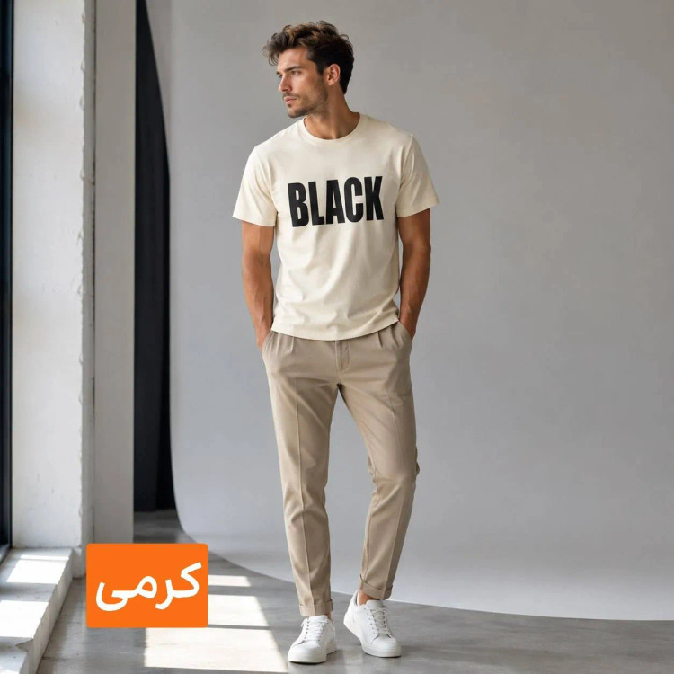 تیشرت مردانه پنبه سوپر اعلا در 5 رنگ و 3 سایز (XL تا XXXL)