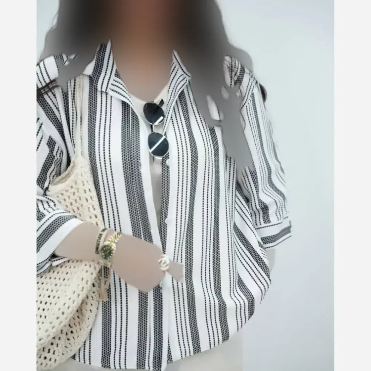 شومیز زنانه مدل رولکس جنس دانتل مراکشی فری سایز 36 تا 46