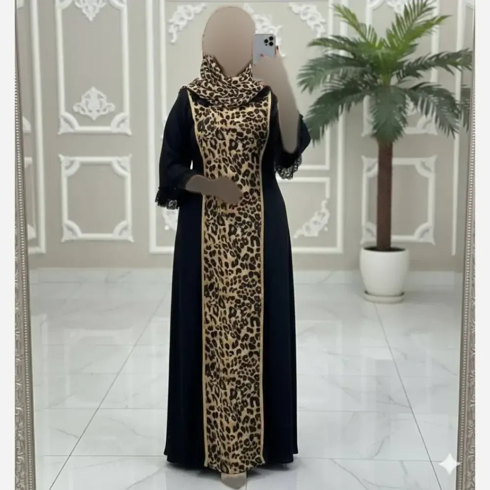 پیراهن ماکسی زنانه مدل مبینا جنس الیزه درجه یک فری سایز رنگ مشکی