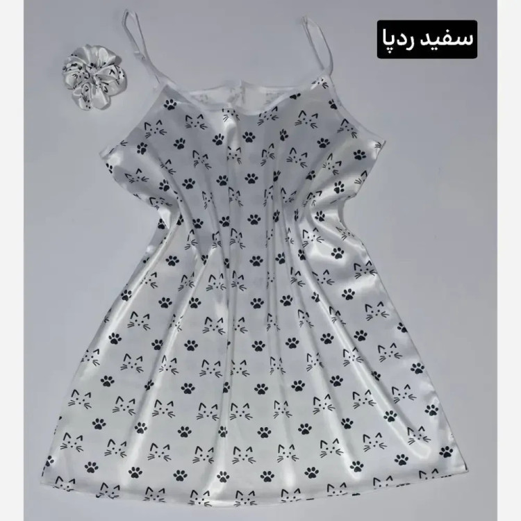 تاپ بلند زنانه مدل واسکارنچی جنس ساتن الیکس فری سایز (2)