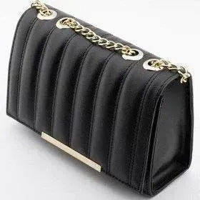 کیف چرم لنسر رنگ مشکی ابعاد 23 در 14 سانتیمتر