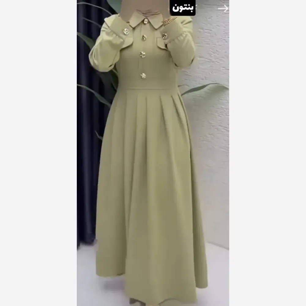 پیراهن بلند زنانه مدل ساره جنس الیزه درجه یک فری سایز تا 46