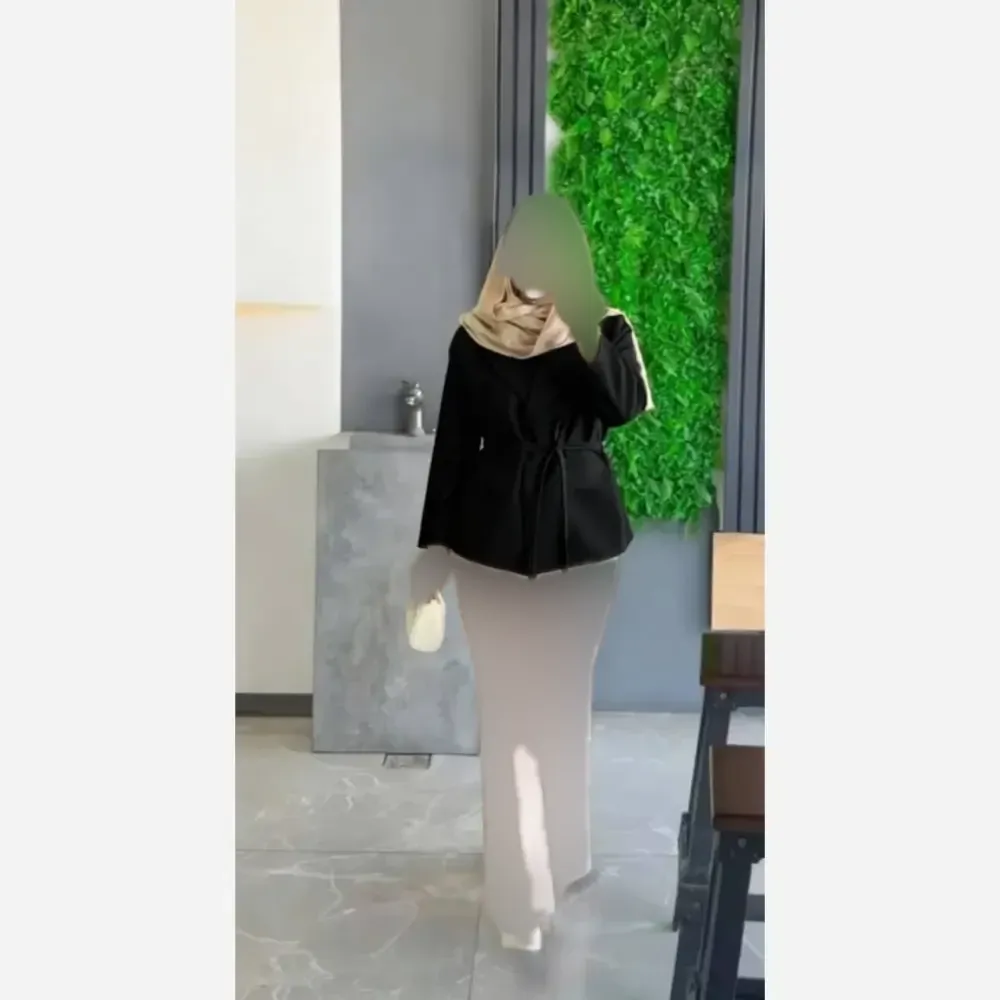 کت شلوار زنانه مدل مهتاب جنس مازراتی فری سایز تا 46 (2)